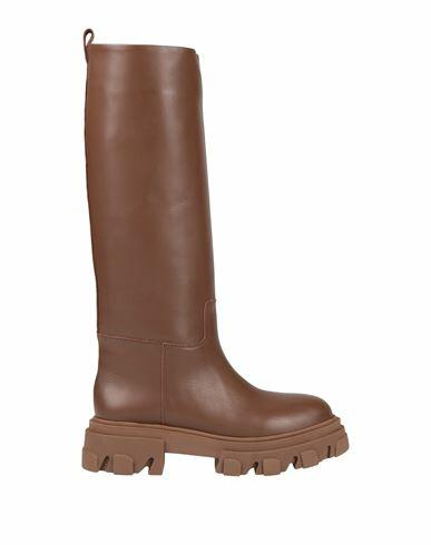 Gia X Pernille Teisbaek Woman Boot Brown Calfskin Cover