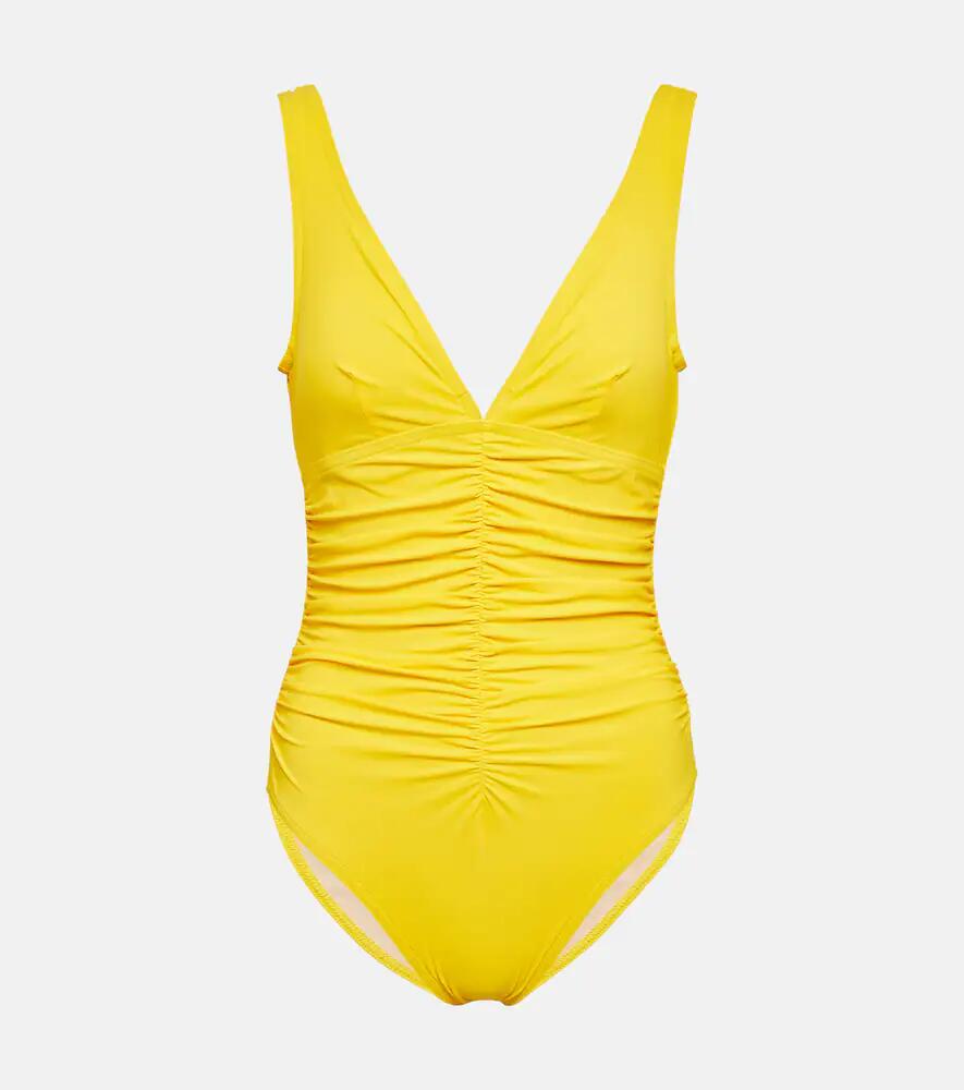 Karla Colletto Smart V-neck swimsuit Cover