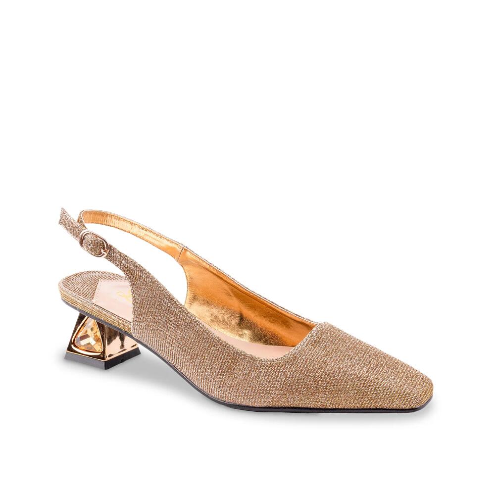 Lady Couture Ruby Pump | Women's | Gold Cover