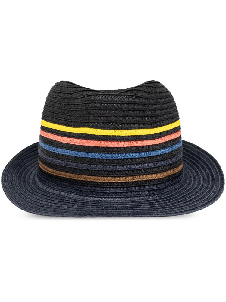 Paul Smith striped wide-brim sun hat - Blue Cover