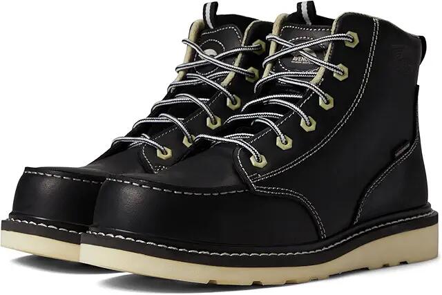 Avenger Work Boots Wedge CT (Black) Women's Shoes Cover