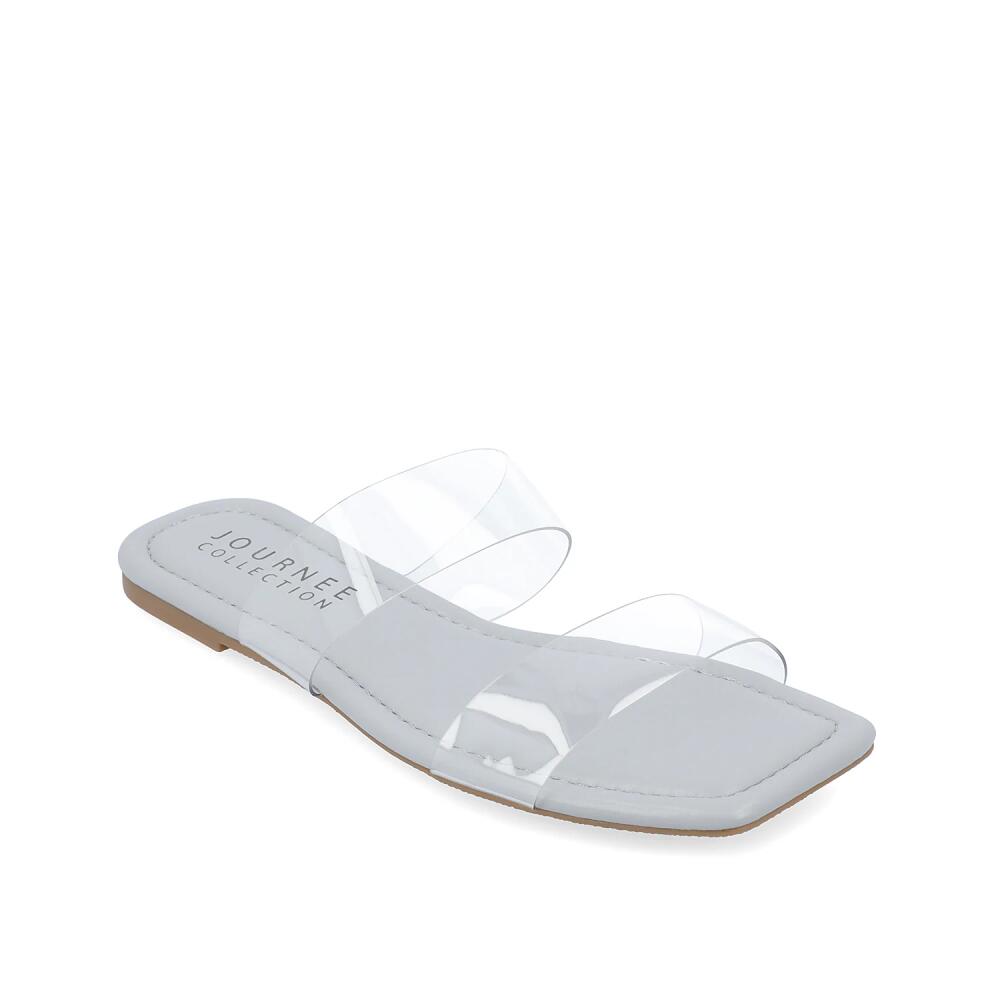 Journee Collection Amata Slide Sandal | Women's | Blue Cover