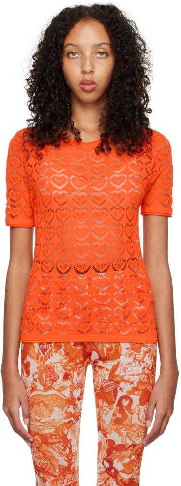 Marco Rambaldi SSENSE Exclusive Orange Blouse Cover