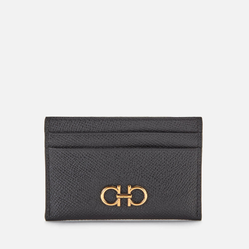 Ferragamo The Gancini Leather Cardholder Cover