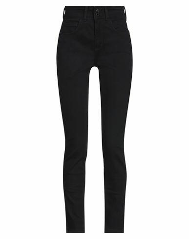 Guess Woman Jeans Black Cotton, Elastomultiester, Elastane Cover