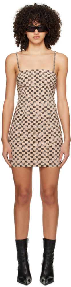 MISBHV Beige Monogram Minidress Cover