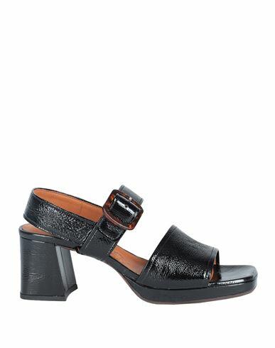 Chie Mihara Woman Sandals Black Leather Cover