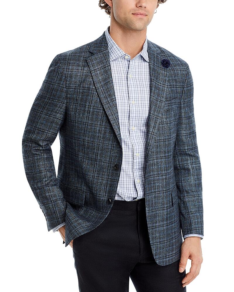 Hart Schaffner Marx New York Plaid Regular Fit Sport Coat Cover