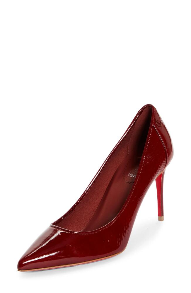 Christian Louboutin Sporty Kate Patent Leather Pump in Brownie/Lin Brownie Cover