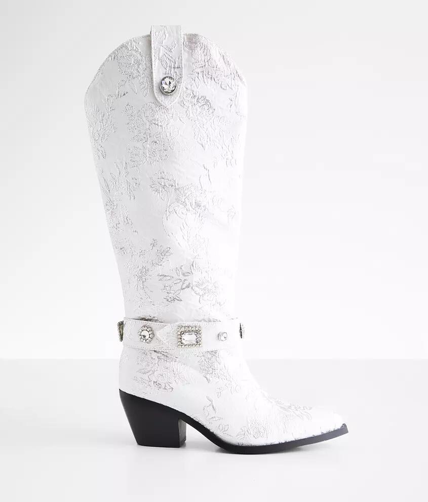 Azalea Wang Bavani Rhinestone Western Boot Cover