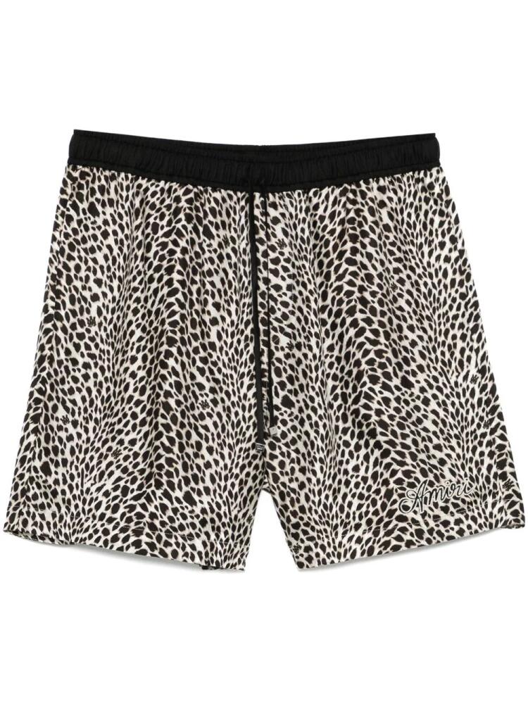 AMIRI leopard shorts - Neutrals Cover