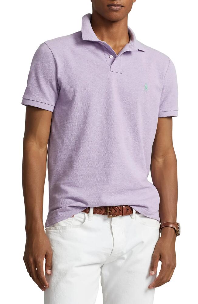 Polo Ralph Lauren Cotton Piqué Polo in Pastel Purple Heather/C5140 Cover