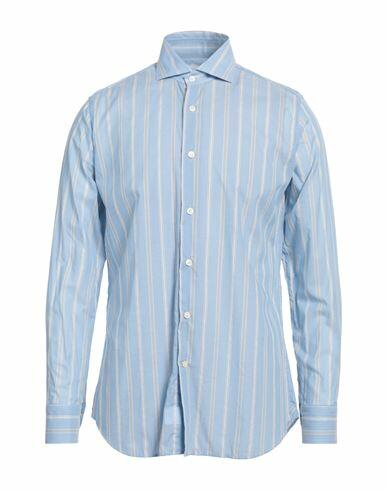 Caliban Man Shirt Light blue Size 15 ¾ Cotton Cover