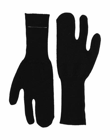 Mm6 Maison Margiela Gloves Black Wool Cover