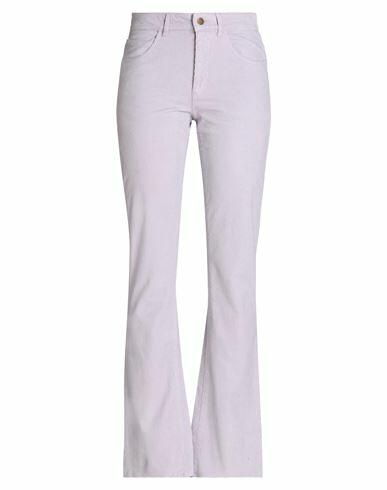 Max & co. Woman Pants Lilac Cotton, Elastane Cover