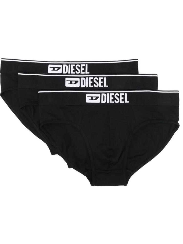 Diesel Umbr-Andre briefs (pack of three) - Black Cover