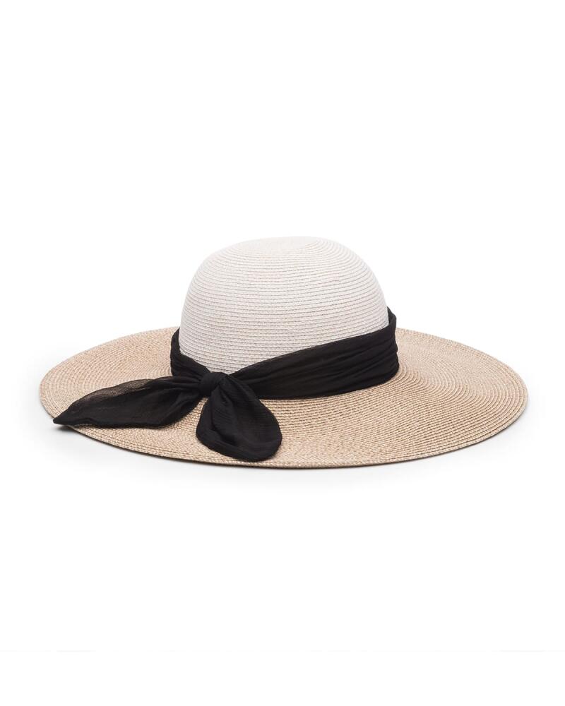 Eugenia Kim Honey Floppy Sun Hat w/ Scarf Band Cover