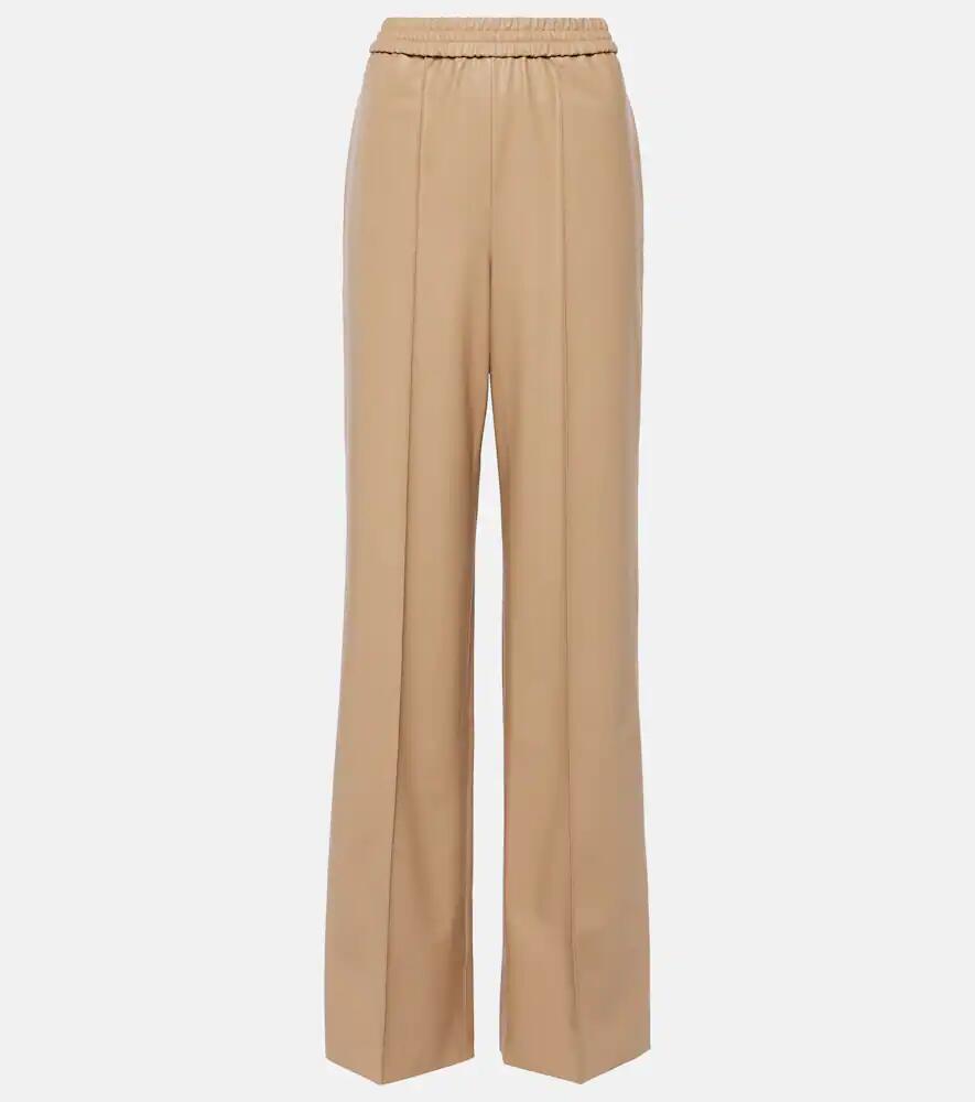 Wolford High-rise faux leather wide-leg pants Cover