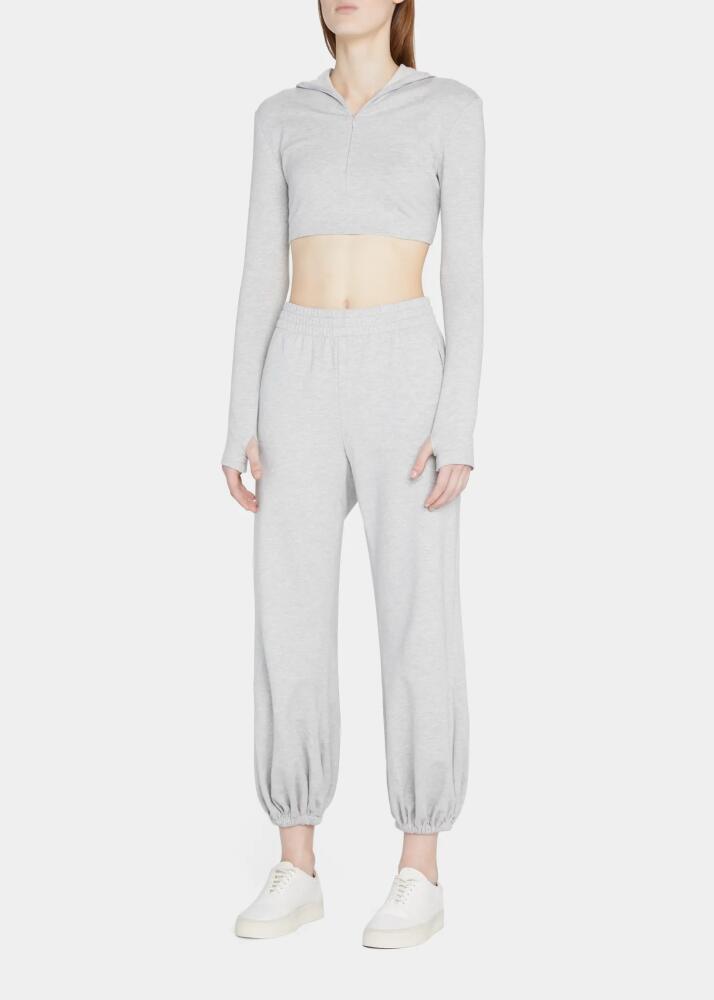 Norma Kamali Boyfriend Puff Knit Jog Pants Cover