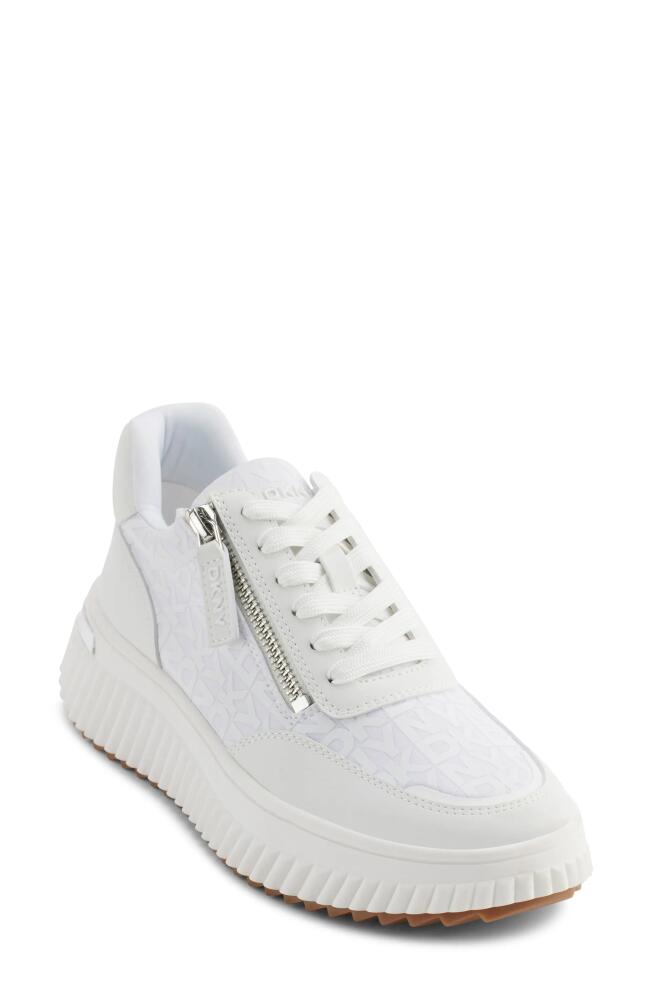 DKNY Lissa Platform Sneaker in Bright White Cover