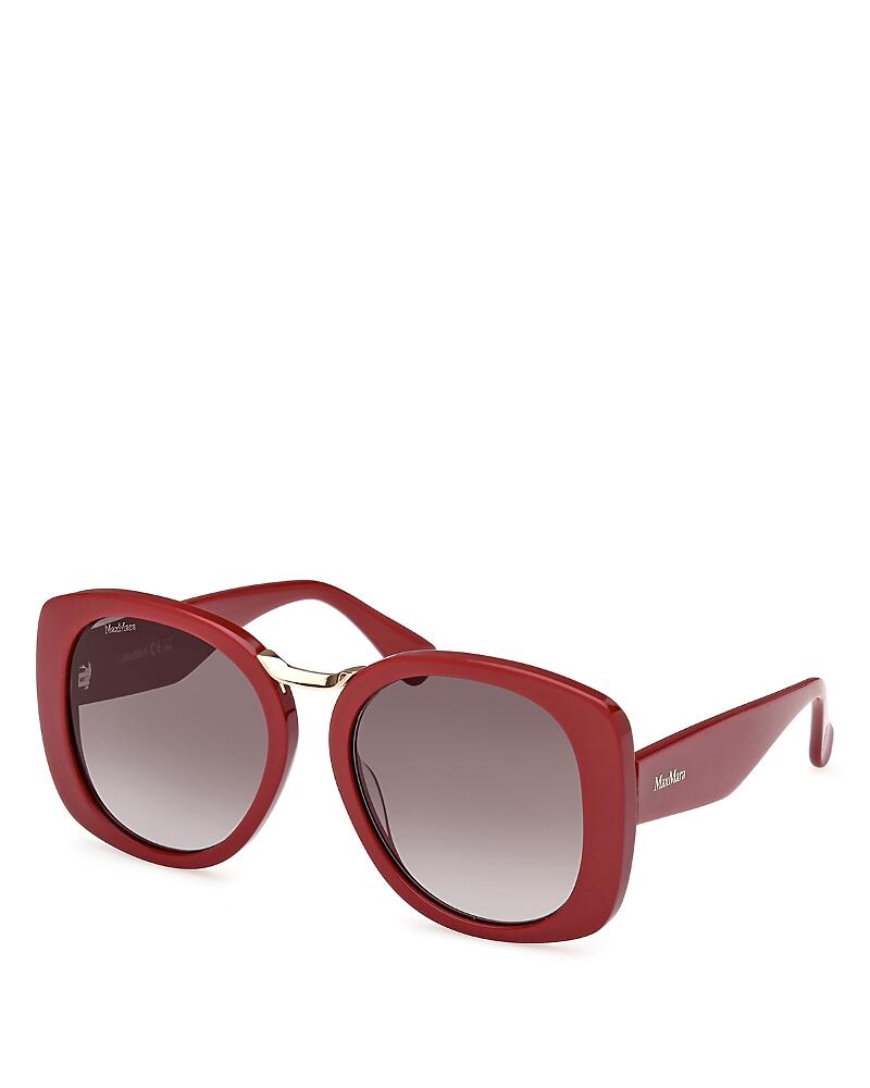 Max Mara Bridge Gradient Round Sunglasses, 55mm Cover