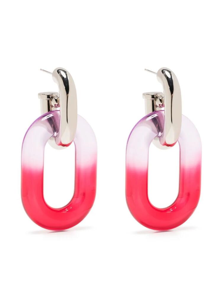 Rabanne XL Link hoop earrings - Silver Cover