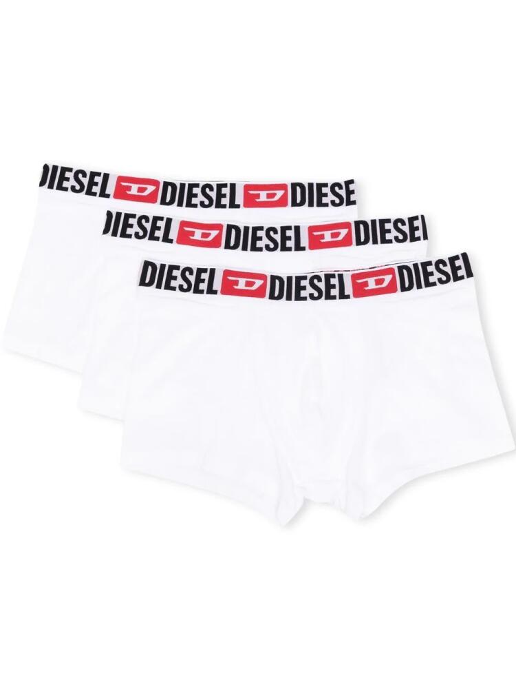 Diesel Umbx-Damien boxer briefs (pack of three) - White Cover