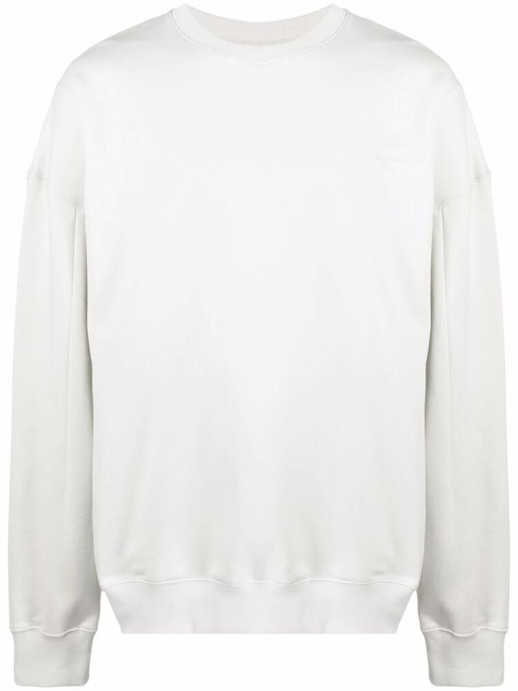 A-COLD-WALL* embroidered-logo oversize jumper - Neutrals Cover