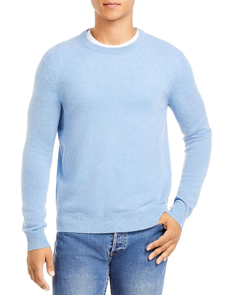 The Men's Store at Bloomingdale's Sky Blue Cashmere Crewneck Sweater - Exclusive Cover