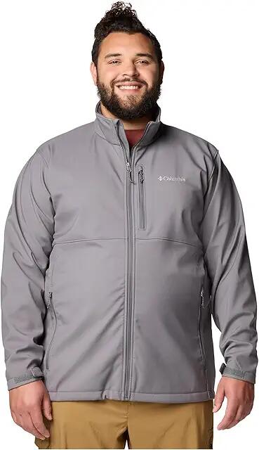 Columbia Big Tall Ascender Softshell Jacket (City Grey) Men's Coat Cover