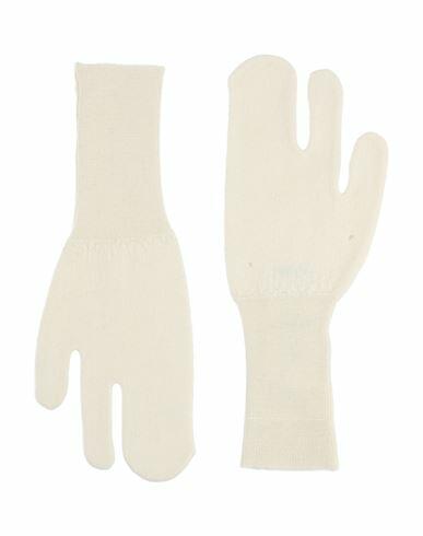 Mm6 Maison Margiela Gloves Ivory Wool Cover