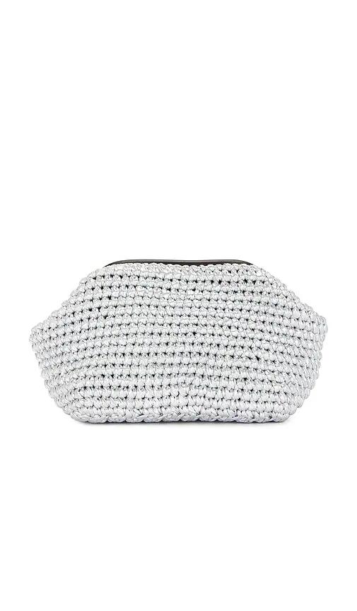 BTB Los Angeles Nova Clutch in Metallic Silver Cover