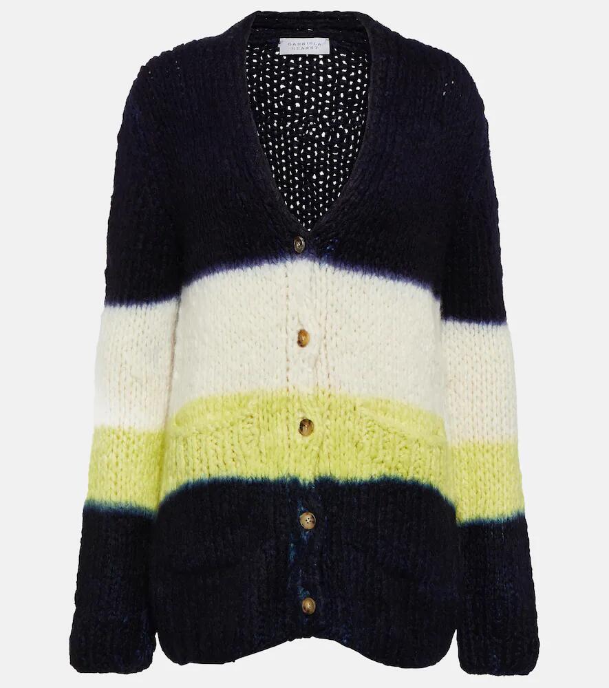 Gabriela Hearst Striped cashmere cardigan Cover