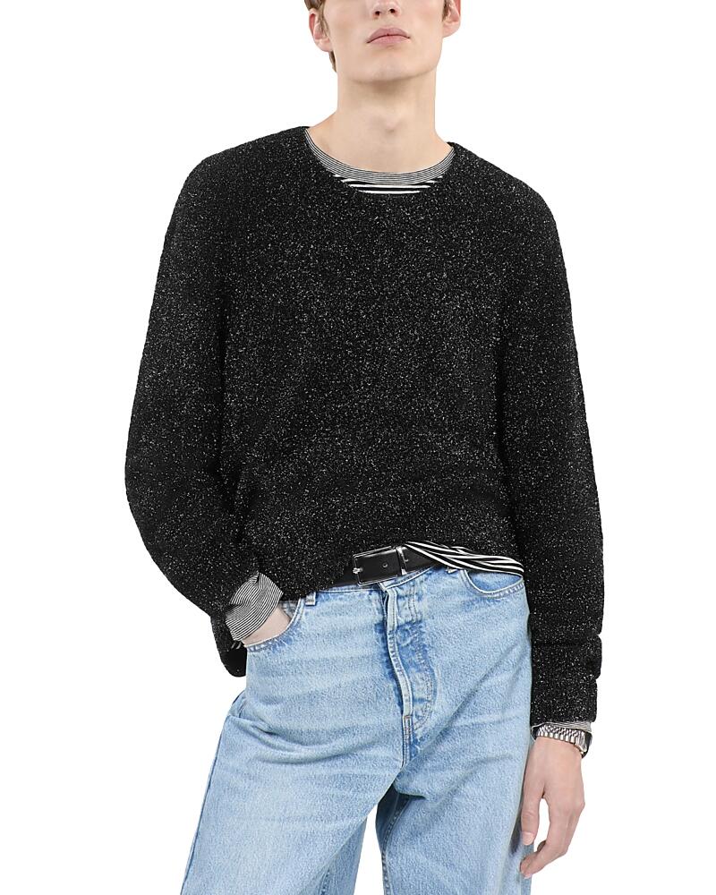 The Kooples Nylon Glittery Straight Fit Sweater Cover