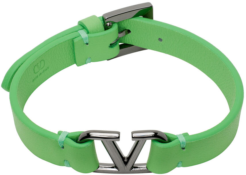 Valentino Garavani Green Vlogo Bracelet Cover