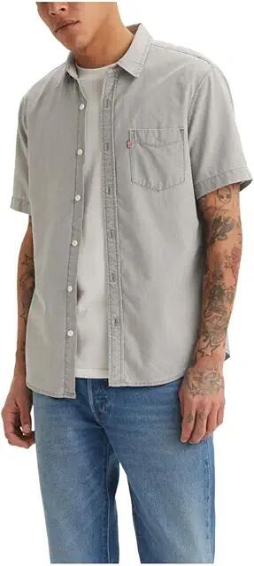 Levi's(r) Mens Sleeveless Classic 1 Pocket Standard (Burney Light Grey Chambray) Men's Jacket Cover