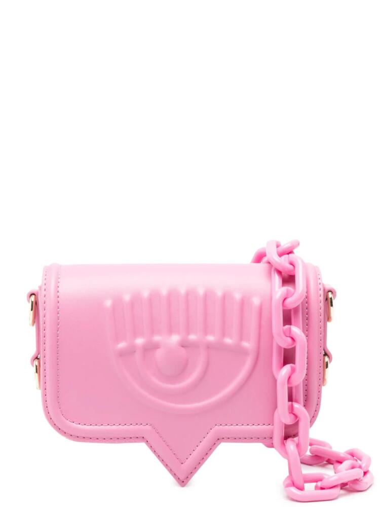 Chiara Ferragni small Eyelike crossbody bag - Pink Cover