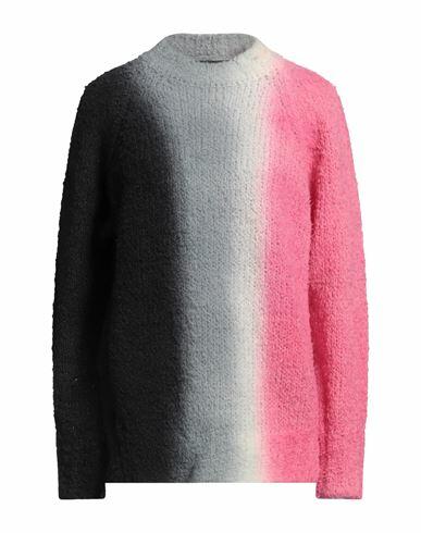 Sacai Woman Turtleneck Fuchsia Wool, Polyester Cover