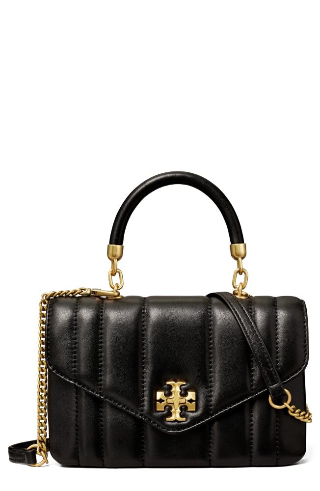 Tory Burch Mini Kira Top Handle Bag in Black Cover