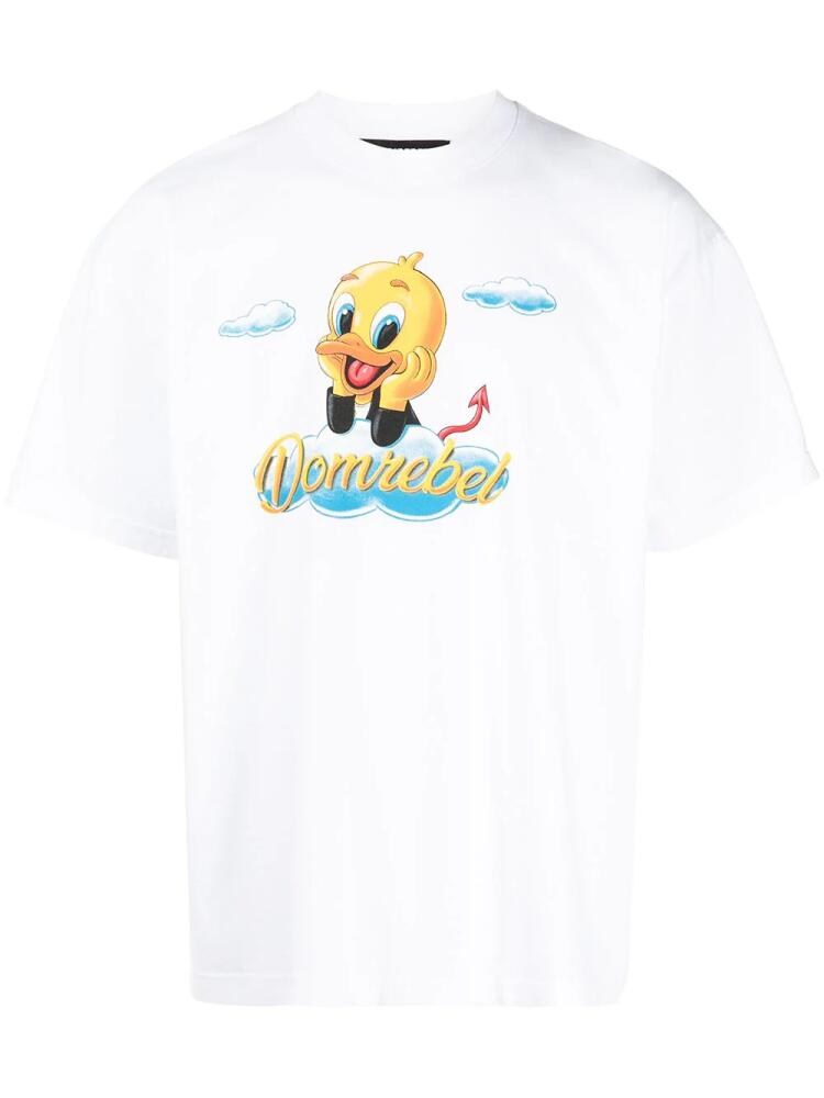 DOMREBEL Naughty cartoon-print T-shirt - White Cover