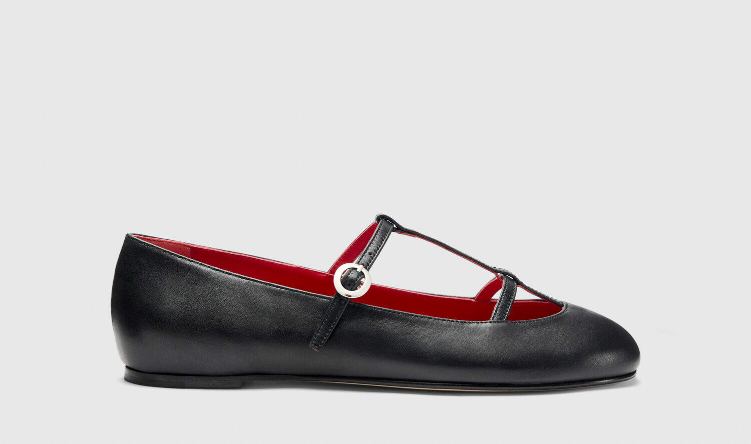 Scarosso Ballerinas Linda I Black Calf Leather Cover