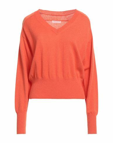 Majestic Filatures Woman Sweater Orange Cashmere Cover