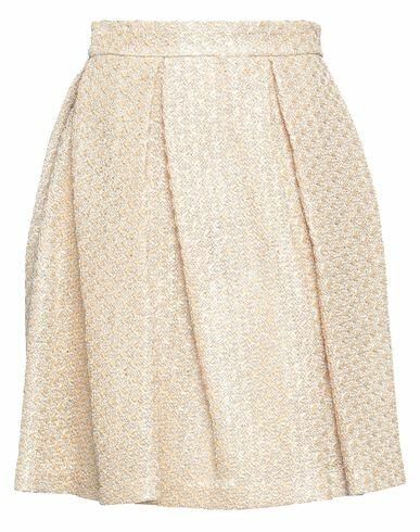 Ermanno Scervino Woman Mini skirt Beige Viscose, Polyamide, Polyester Cover