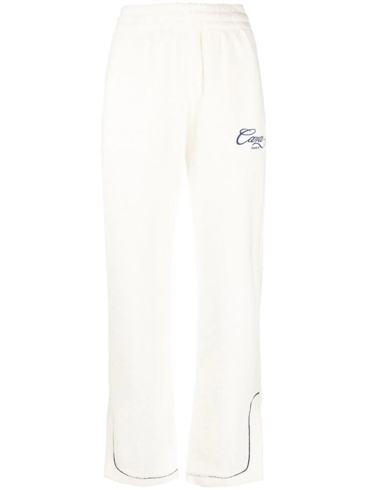 Casablanca Caza terry cloth track pants - White Cover