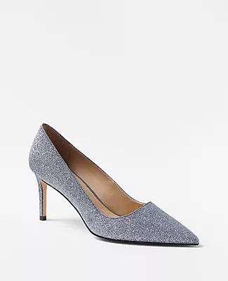 Ann Taylor Glitter Straight Heel Pumps Cover