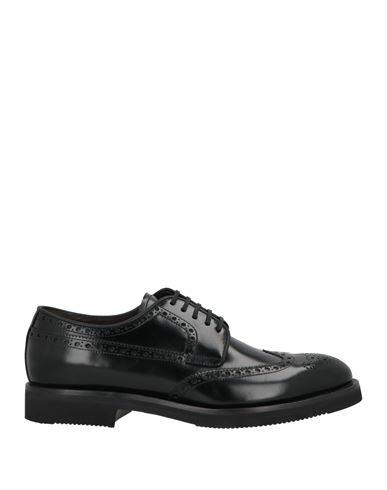 Barrett Man Lace-up shoes Black Soft Leather Cover