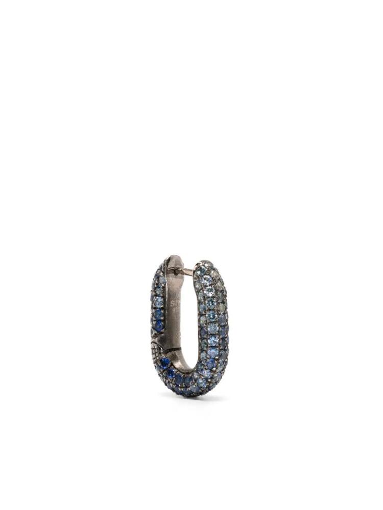 Selim Mouzannar Link sapphire single earring - Silver Cover