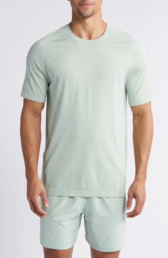 Zella Seamless T-Shirt in Green Frozen Cover