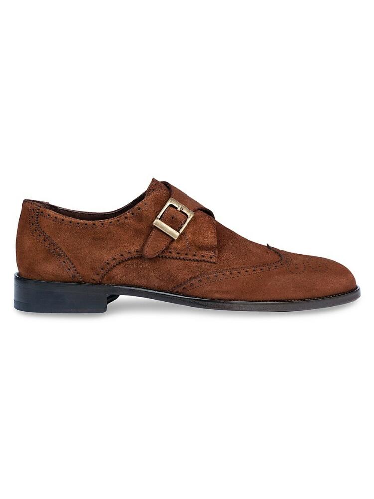 Vellapais Men's Leather Brogues - Brown Cover