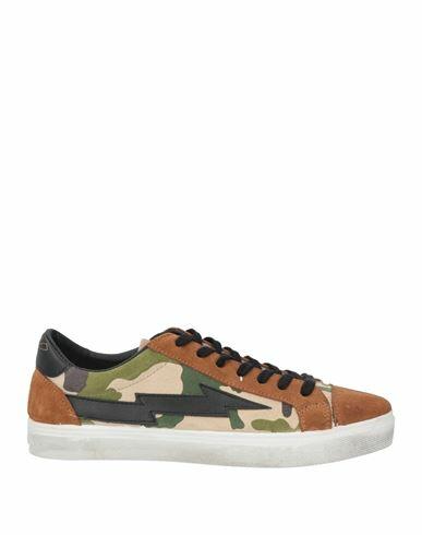 Sanyako Man Sneakers Camel Soft Leather Cover